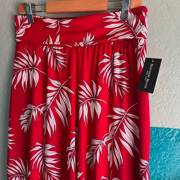 NWT Beechers Brooke Foldover Waist Wide Leg Pants - Picture 6 of 6